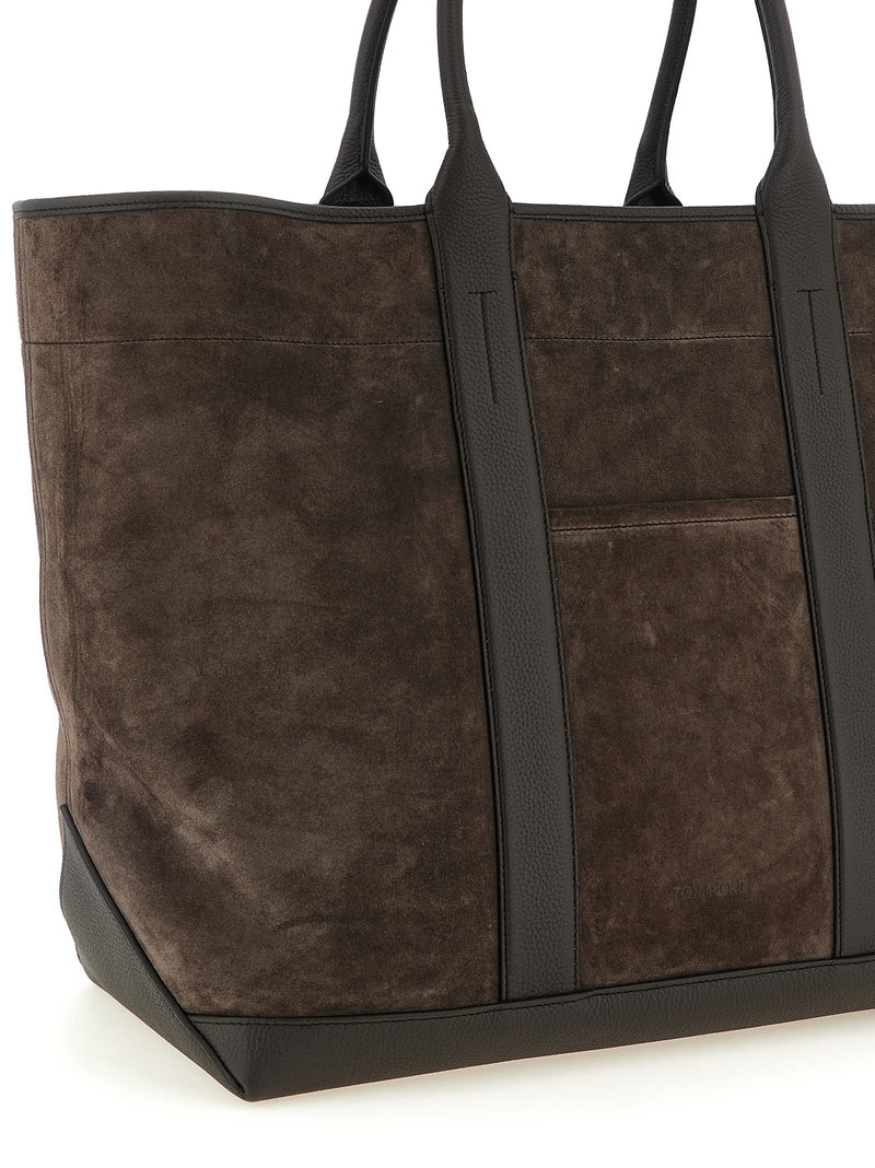 Tom Ford Tom Ford Suede Shopping Bag