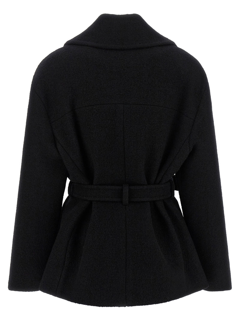 Balmain Anthem Belted Caban