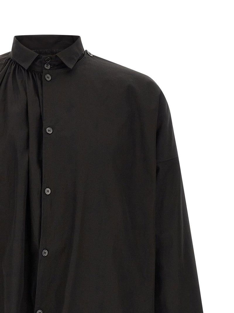 Yohji Yamamoto Yohji Yamamoto Collar Gather Double B Shirt