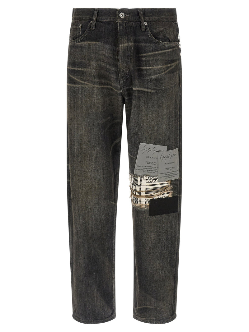 Yohji Yamamoto Yohji Yamamoto Savege Denim Jeans × Nh