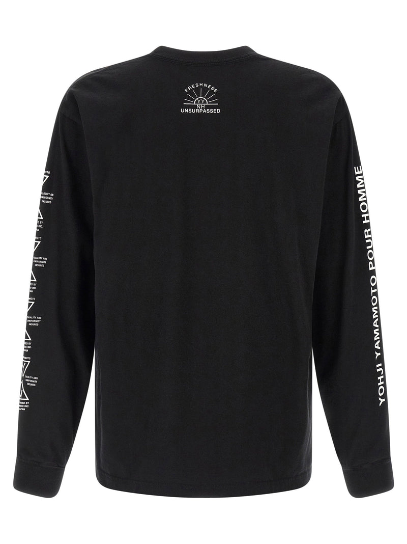 Yohji Yamamoto Yohji Yamamoto × Nh Ls Tee T-shirt