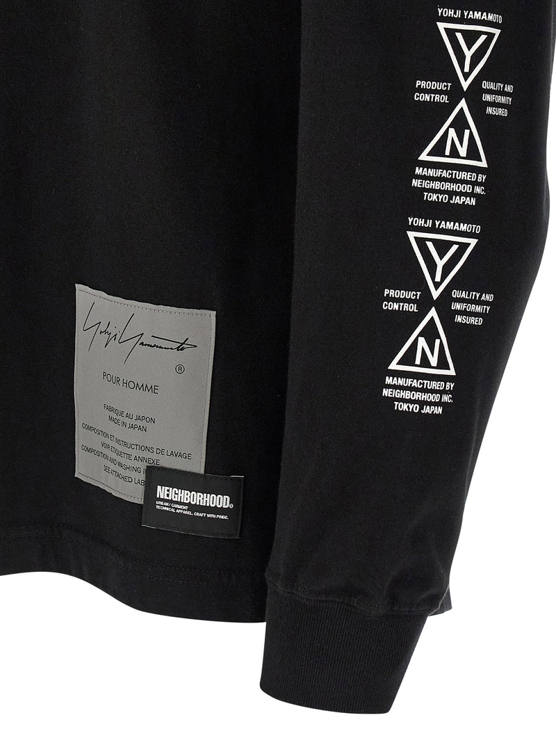 Yohji Yamamoto Yohji Yamamoto × Nh Ls Tee T-shirt