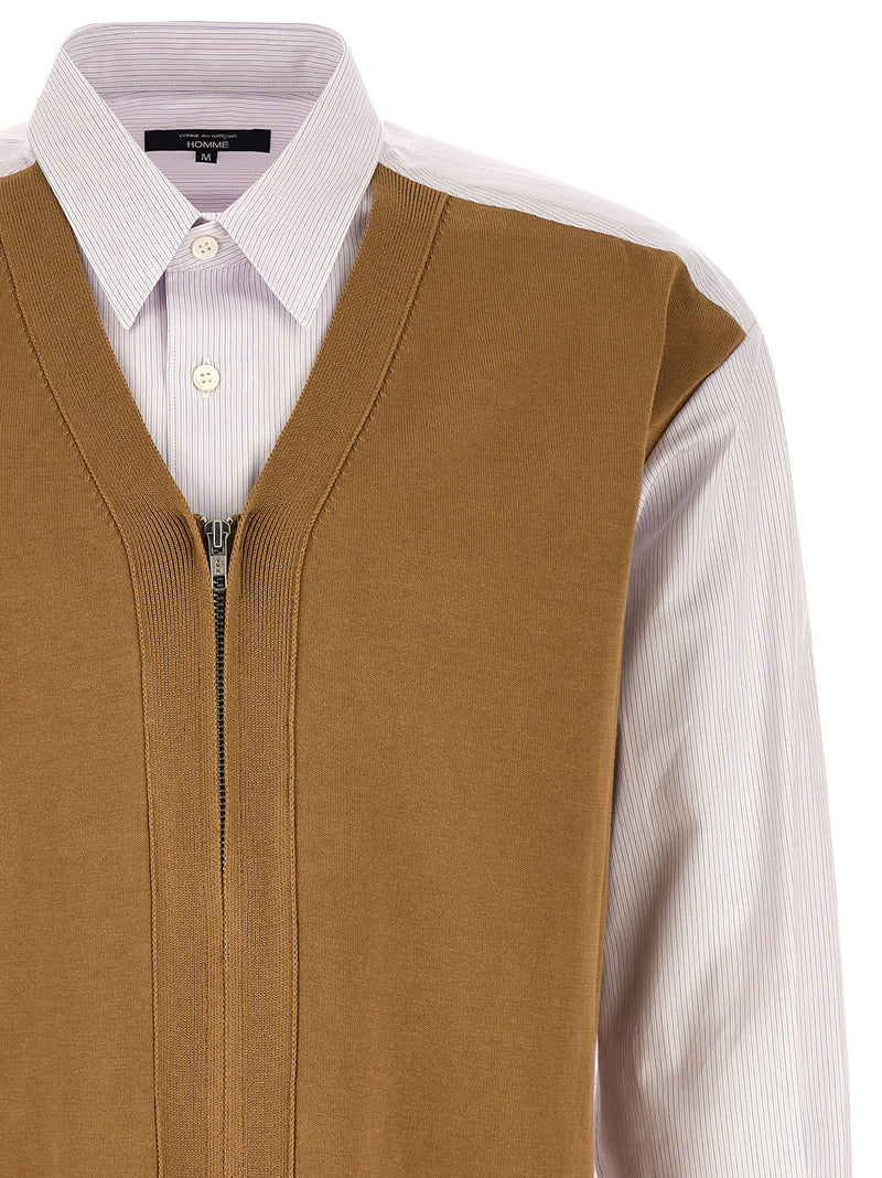 Comme Des Garҫons Homme Comme Des Garҫons Homme Cardigan Insert Shirt