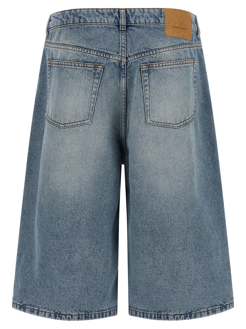 Ami Paris Ami Paris Denim Bermuda Shorts