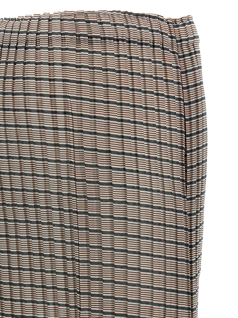 Issey Miyake Issey Miyake Generic Stripes (machine Pleats) Skirt