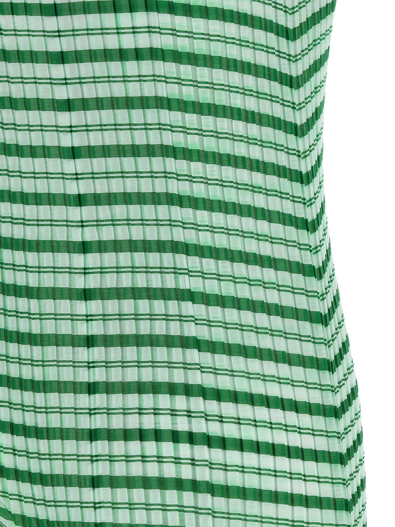 Issey Miyake Issey Miyake Generic Stripes (machine Pleats) Dress