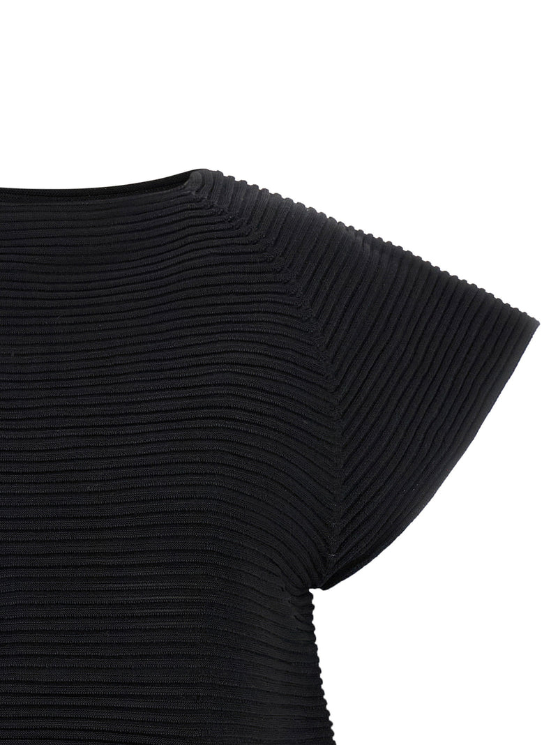 Issey Miyake Issey Miyake Corrugated Knit Dress