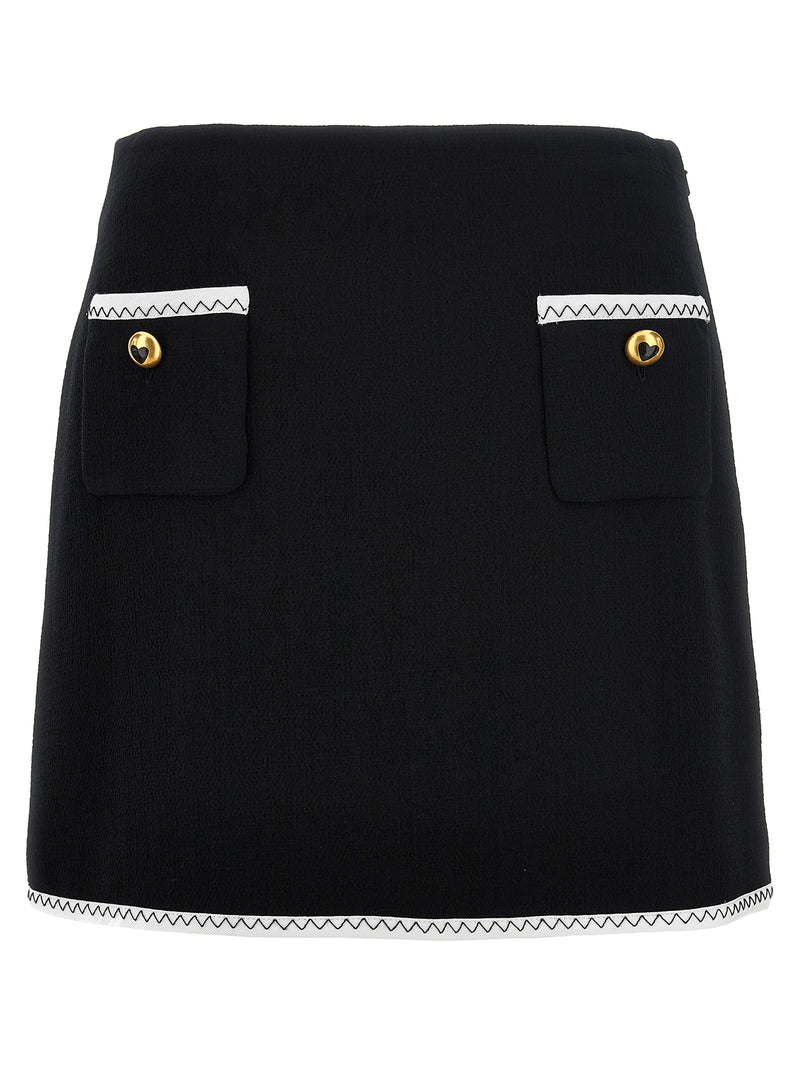 Moschino Heart Button Skirt | Urbalenti™ NYC