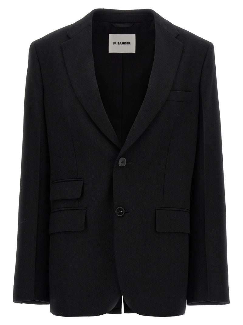 Jil Sander Tailored Single-breasted Blazer | Urbalenti™ NYC