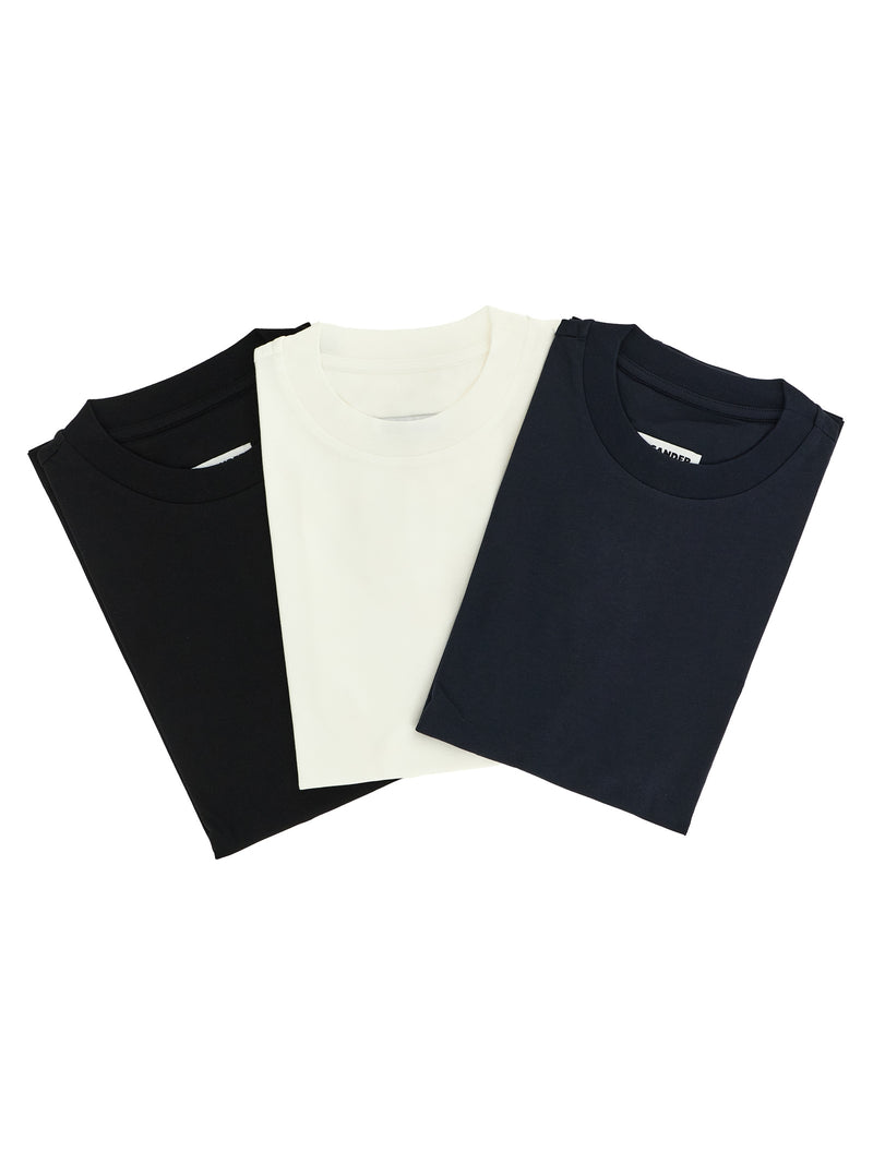 Jil Sander Jil Sander 3-pack Logo Embroidery T-shirt