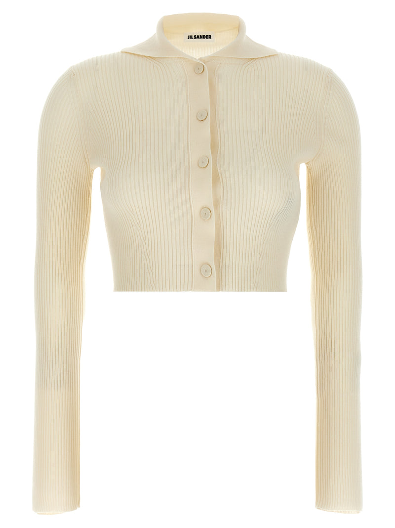 Jil Sander Ribbed Cardigan Variant 1 | Urbalenti™ NYC