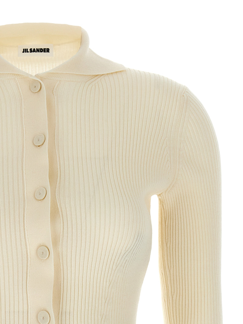 Jil Sander Ribbed Cardigan Variant 1 | Urbalenti™ NYC