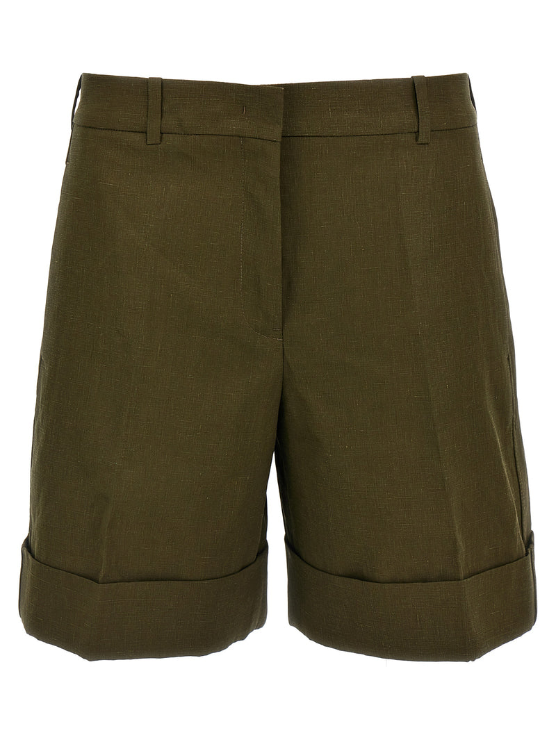 Jil Sander Linen Bermuda Shorts | Urbalenti™ NYC