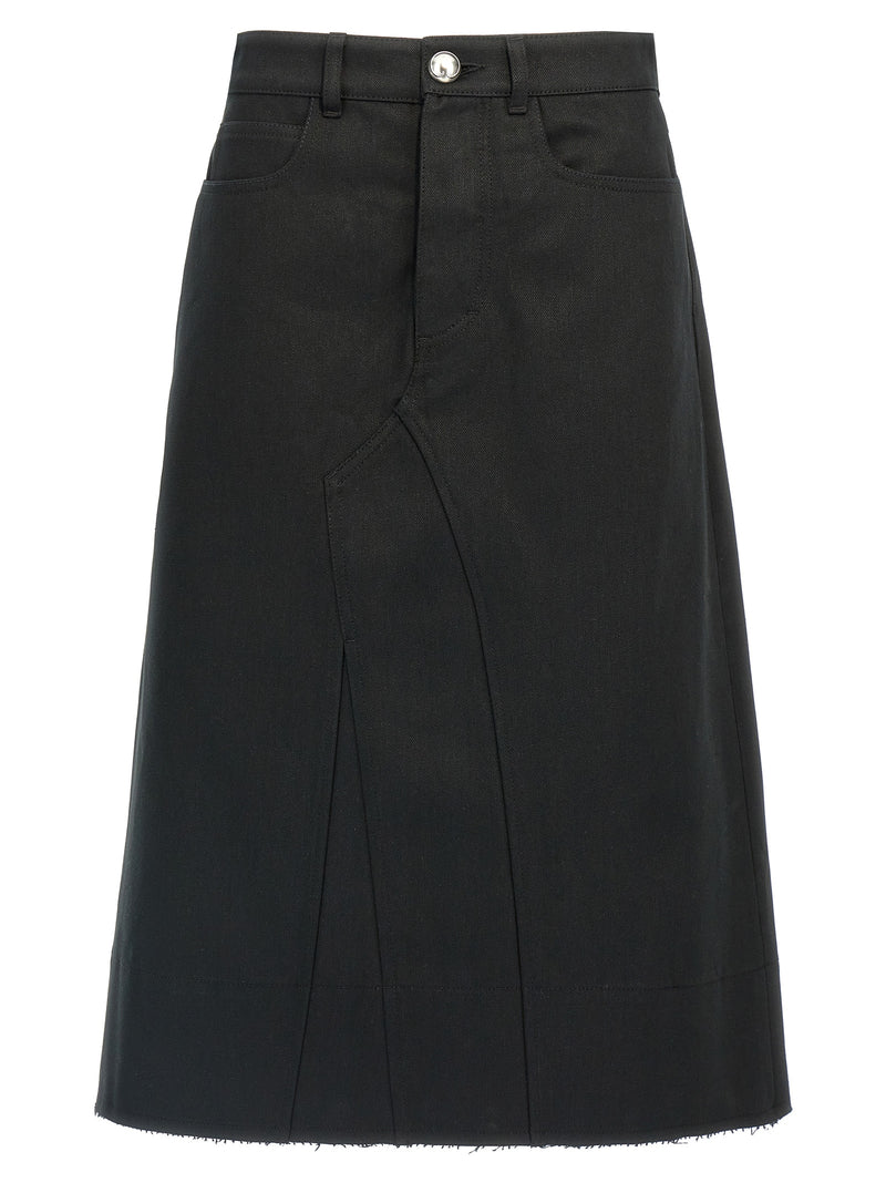 Jil Sander Midi Skirt - Cotton Midi | Urbalenti™ NYC