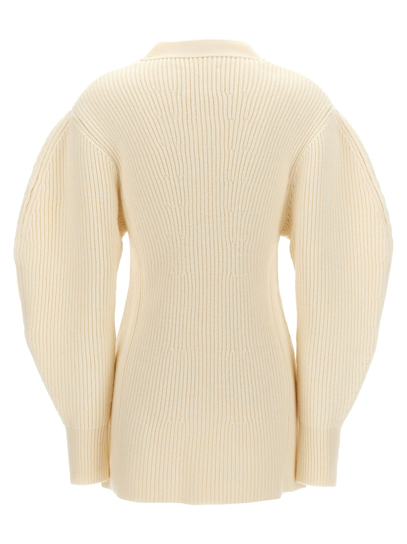 Jil Sander Ribbed Cardigan | Urbalenti™ NYC