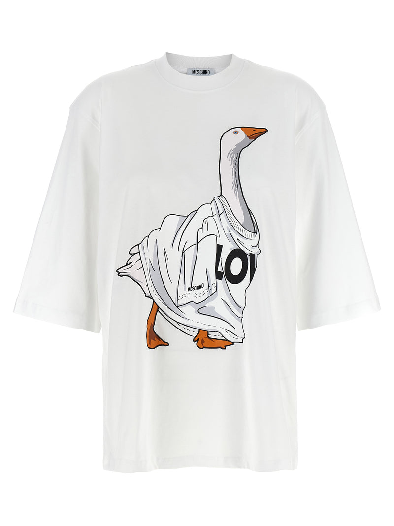 Moschino Front Print T-shirt | Urbalenti™ NYC