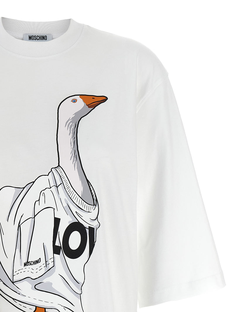 Moschino Front Print T-shirt | Urbalenti™ NYC