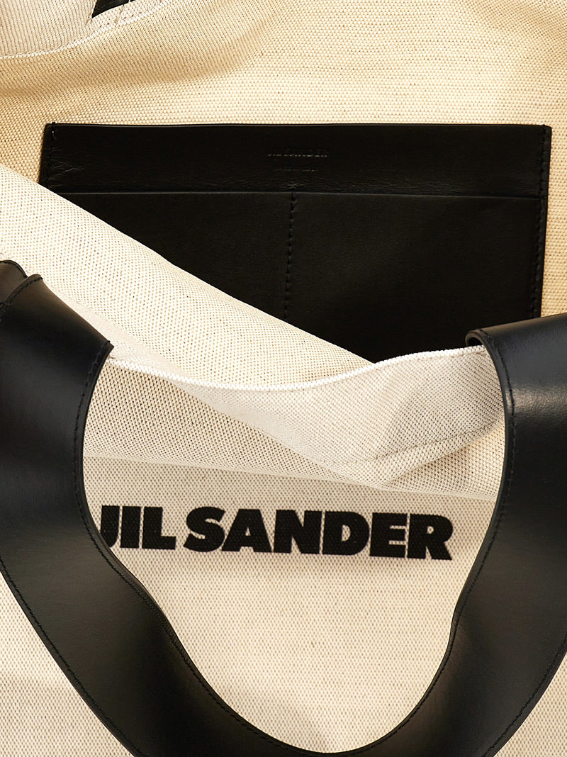 Jil Sander Flat Shopper Large Shopping Bag | Urbalenti™ NYC