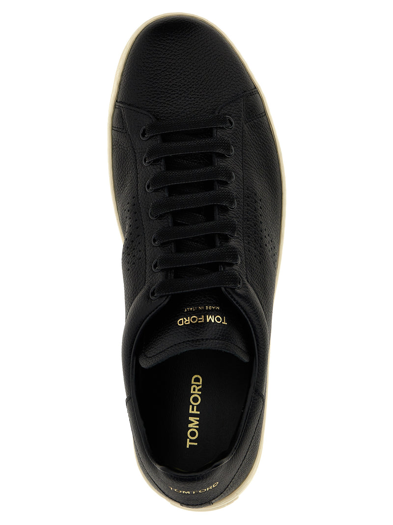 Tom Ford Tom Ford Logo Leather Sneakers