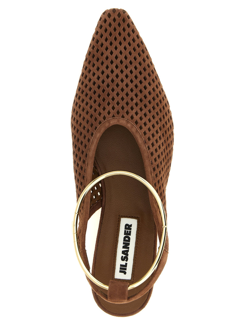 Jil Sander Jil Sander Sling Back Ballet Flats