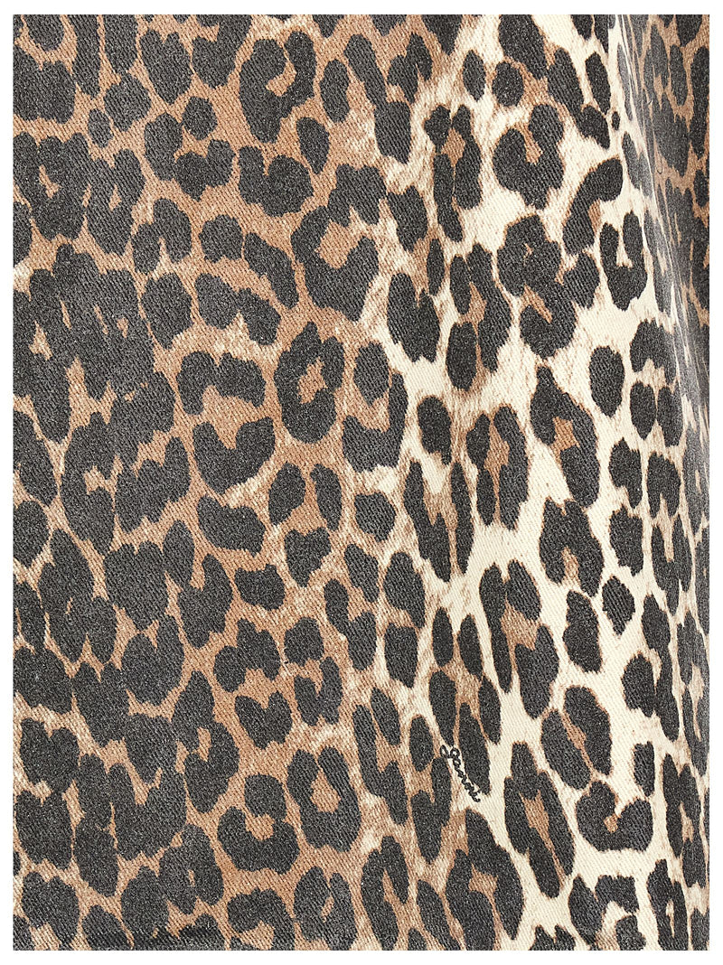 Ganni Ganni Leopard Mini Dress