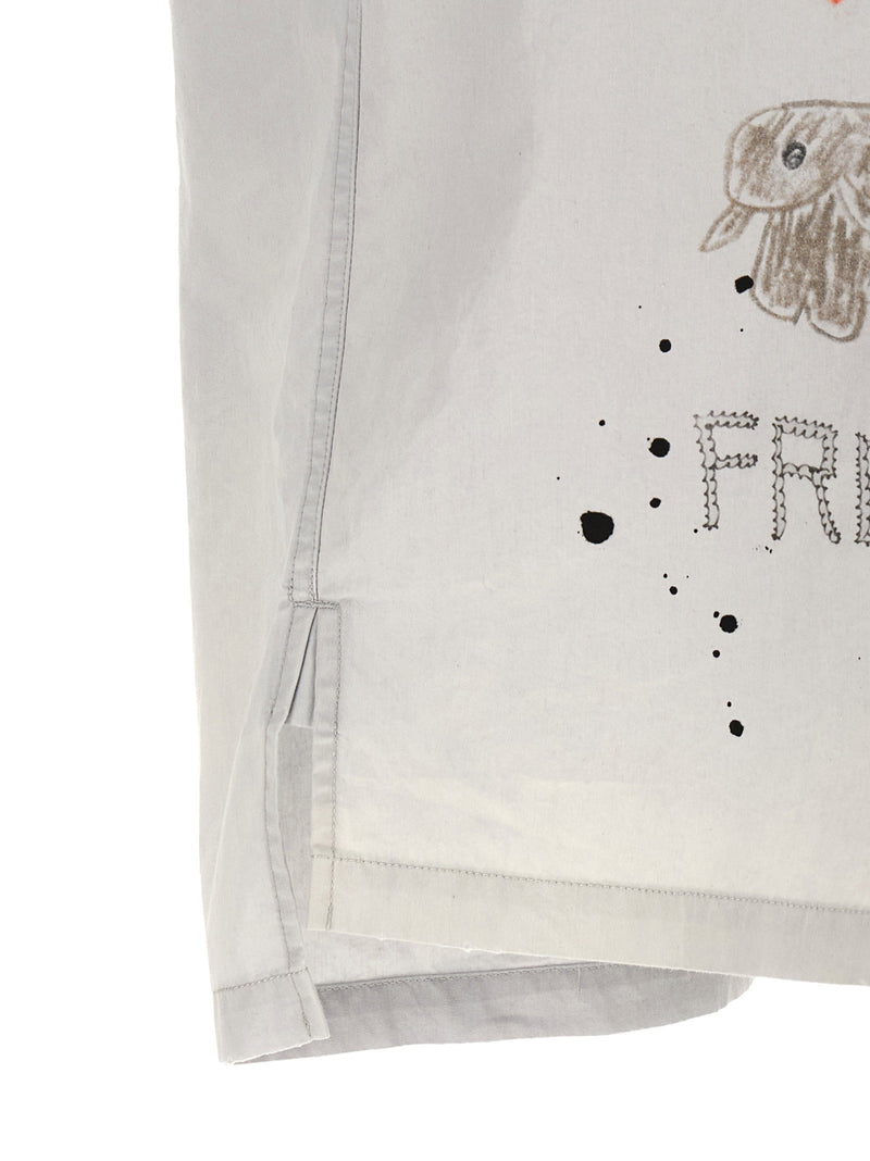 Maison Mihara Yasuhiro Maison Mihara Yasuhiro Graffiti Print Shirt
