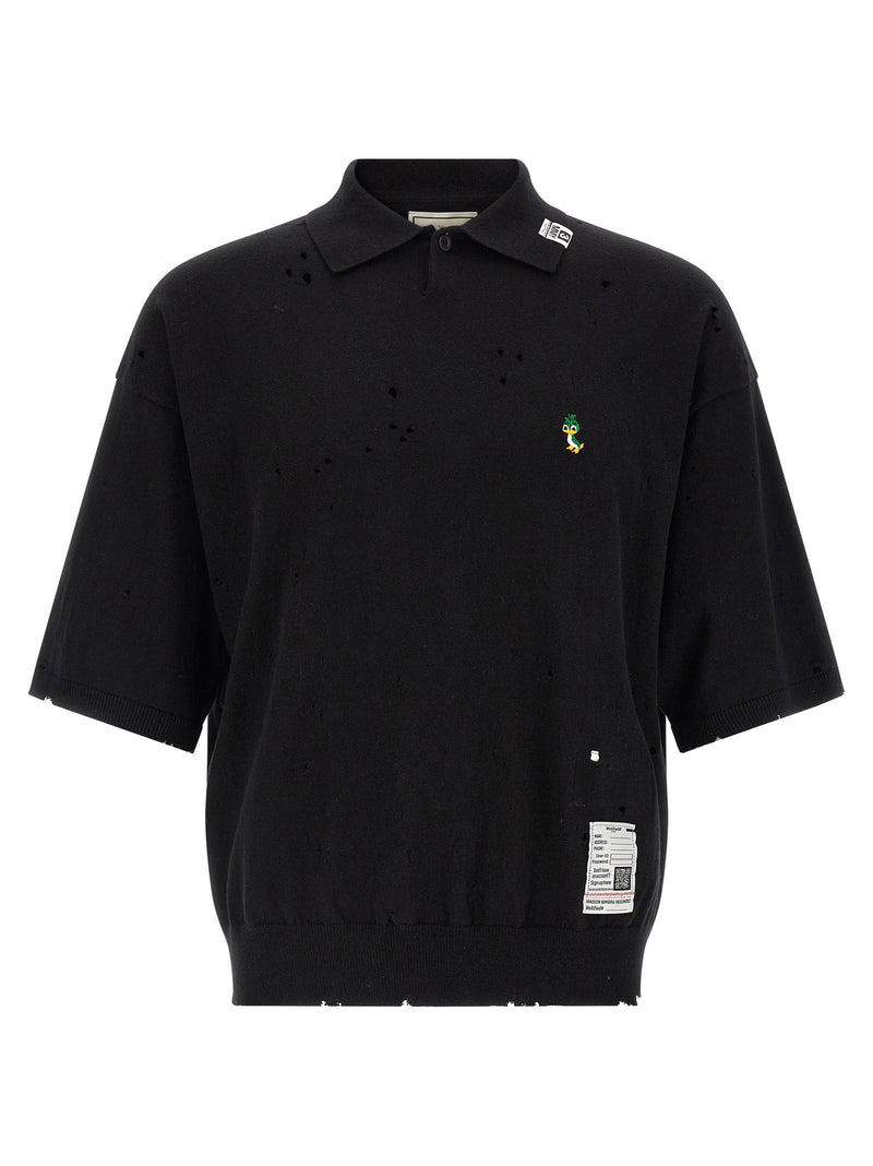Maison Mihara Yasuhiro Maison Mihara Yasuhiro Embroidery Polo Shirt