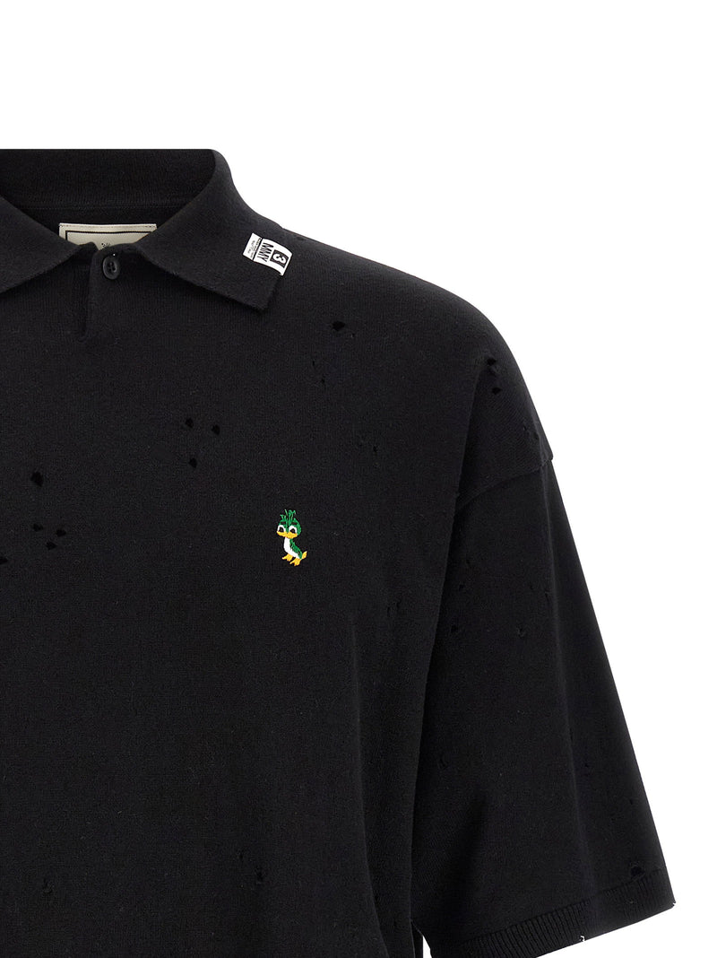 Maison Mihara Yasuhiro Maison Mihara Yasuhiro Embroidery Polo Shirt