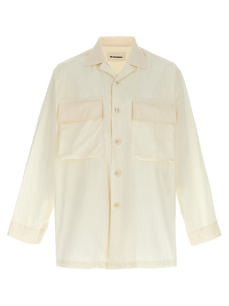 Jil Sander Logo Embroidery Shirt | Urbalenti™ NYC