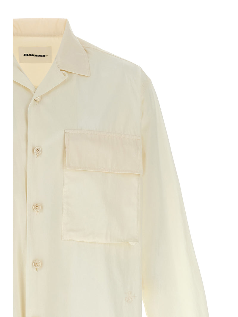 Jil Sander Logo Embroidery Shirt | Urbalenti™ NYC