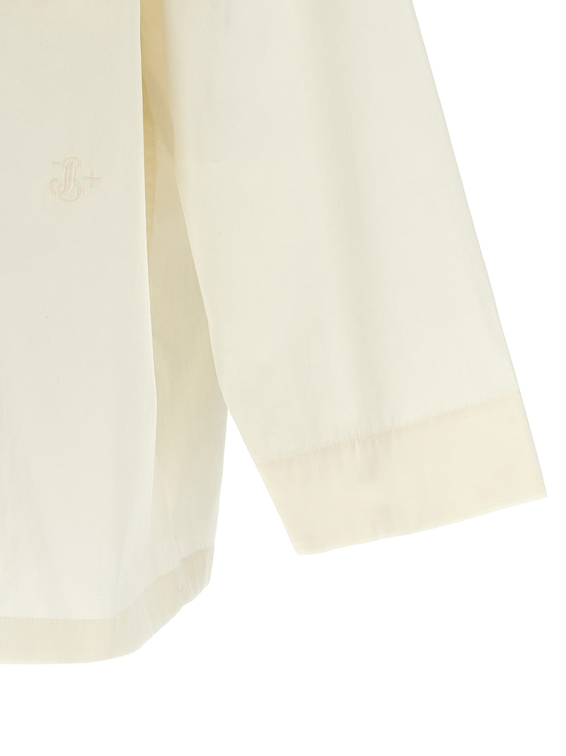 Jil Sander Logo Embroidery Shirt | Urbalenti™ NYC