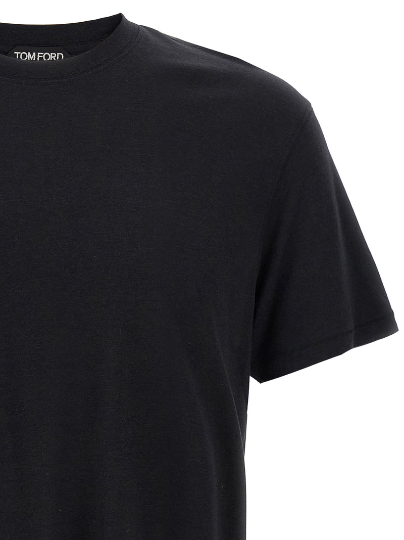 Tom Ford Logo Embroidery T-shirt - Cotton - Style MT012LB999 | Urbalenti... | Urbalenti™ NYC