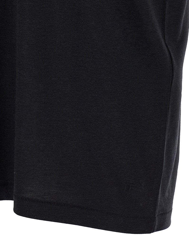 Tom Ford Logo Embroidery T-shirt - Cotton - Style MT012LB999 | Urbalenti... | Urbalenti™ NYC