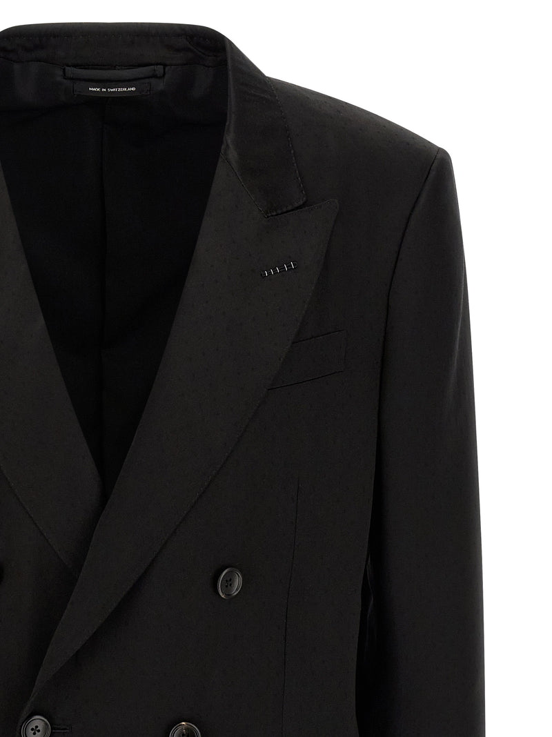 Tom Ford Tone-on-tone Polka Dot Blazer | Urbalenti™ NYC