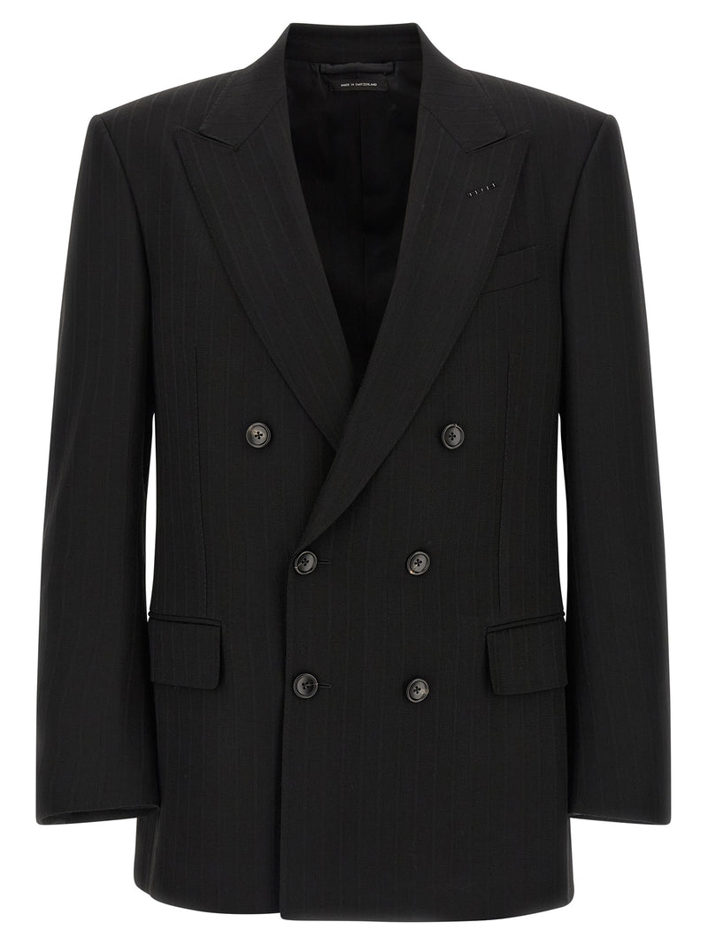 Tom Ford Tom Ford Satin Striped Blazer