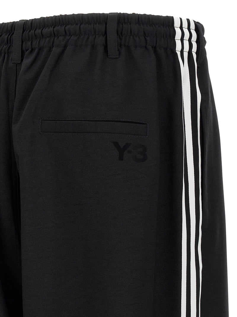 Pantalones Jogger Y-3 de 3 Rayas - Mezcla de Lana - Estilo W7353BLACK | URBALENTI ™