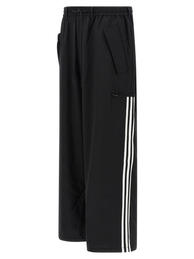 Y-3 Y-3 Pantalones de mezcla de lana