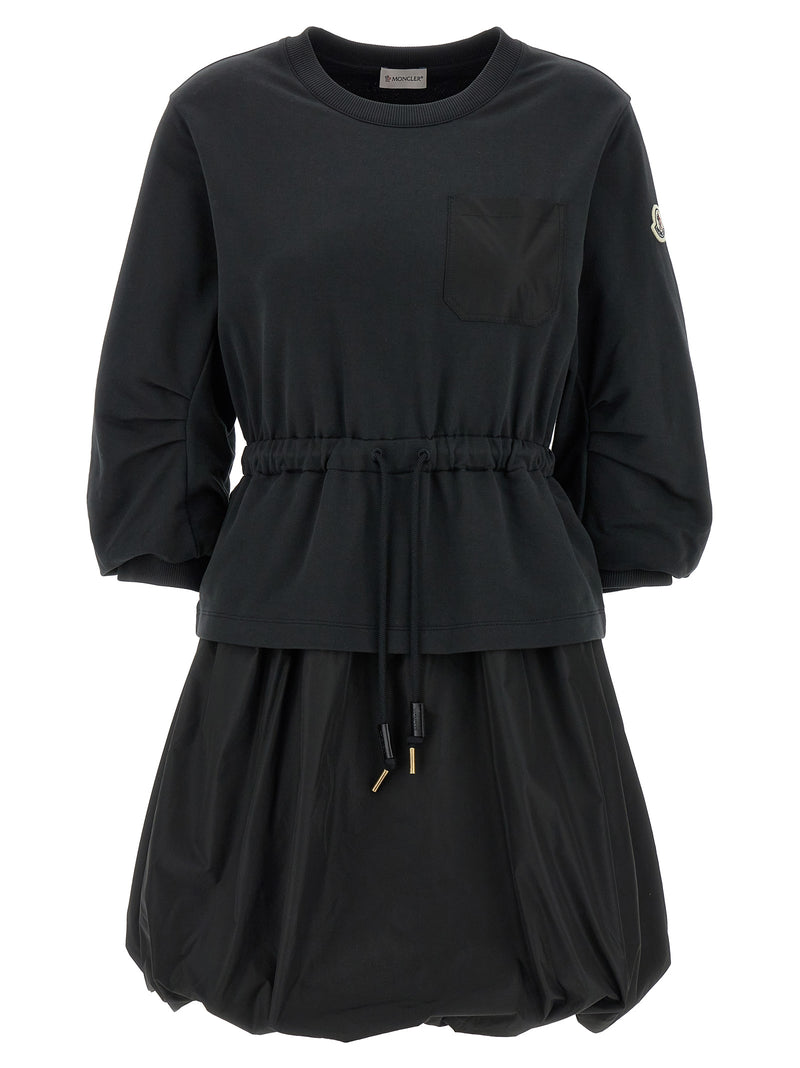 Moncler Two-material Dress | Urbalenti™ NYC