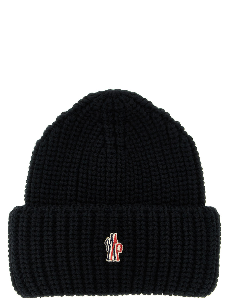 Moncler Grenoble Logo Patch Beanie | Urbalenti™ NYC