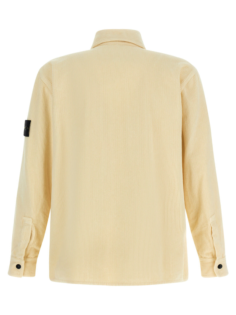 Stone Island Stone Island Ribbed Velvet Overshirt