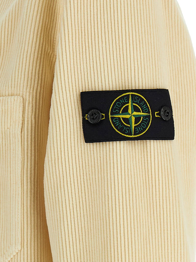 Stone Island Stone Island Ribbed Velvet Overshirt