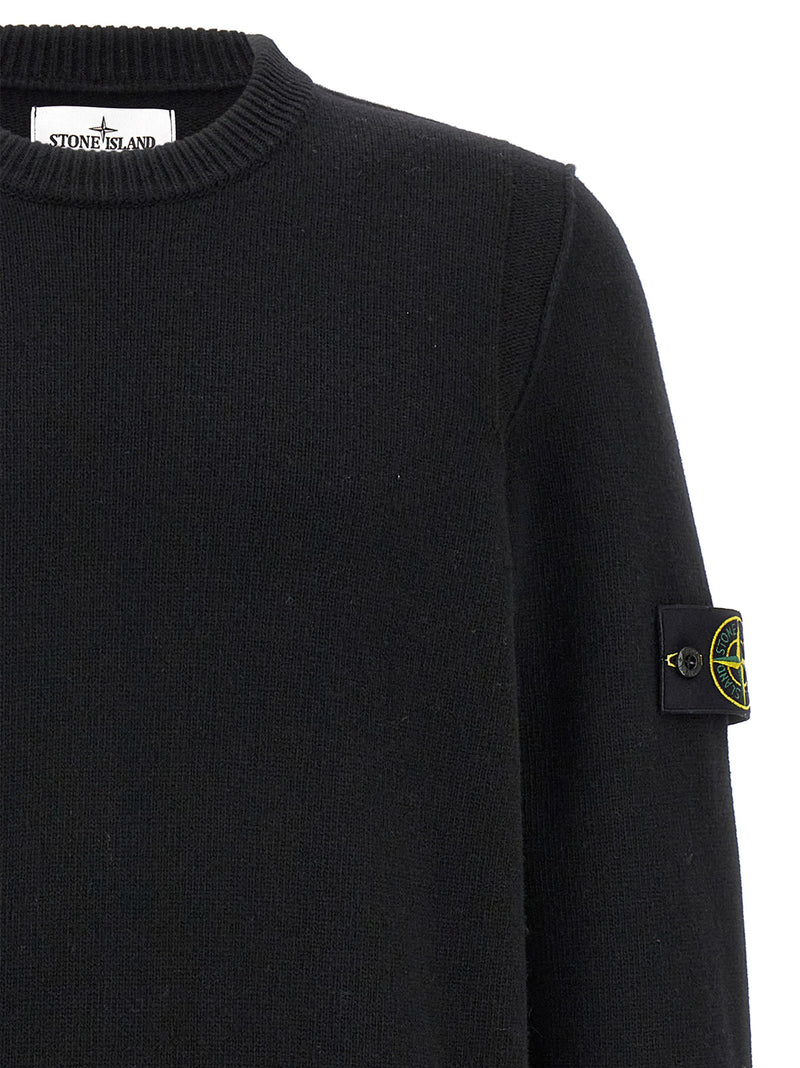 Stone Island Logo Badge Sweater | Urbalenti™ NYC