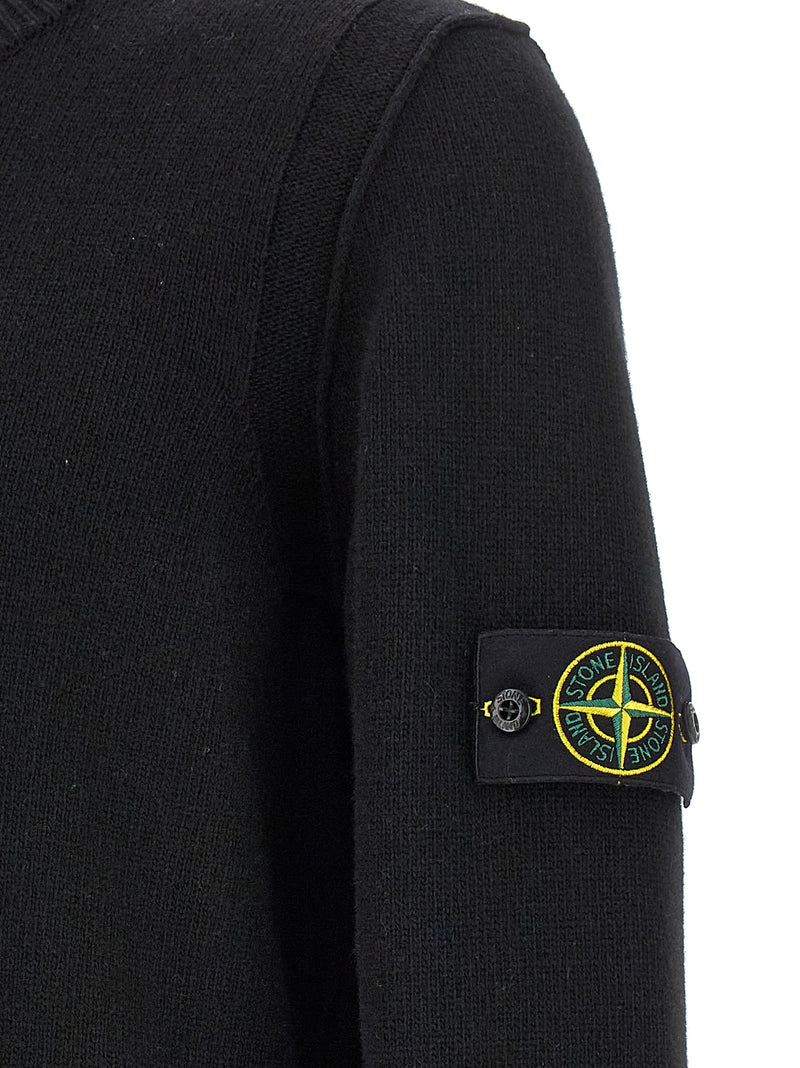 Stone Island Logo Badge Sweater | Urbalenti™ NYC