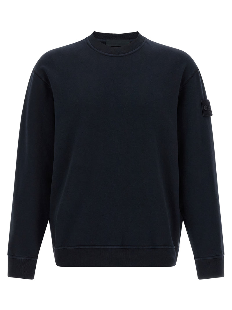 Stone Island Logo Badge Sweatshirt | Urbalenti™ NYC