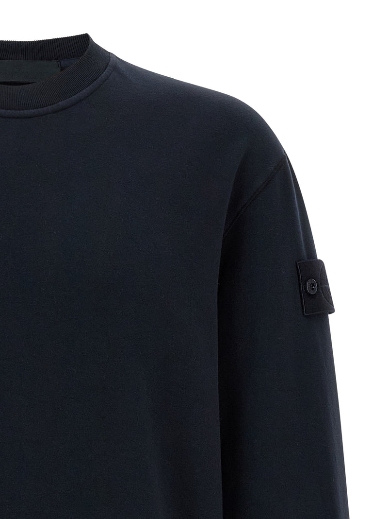 Stone Island Logo Badge Sweatshirt | Urbalenti™ NYC