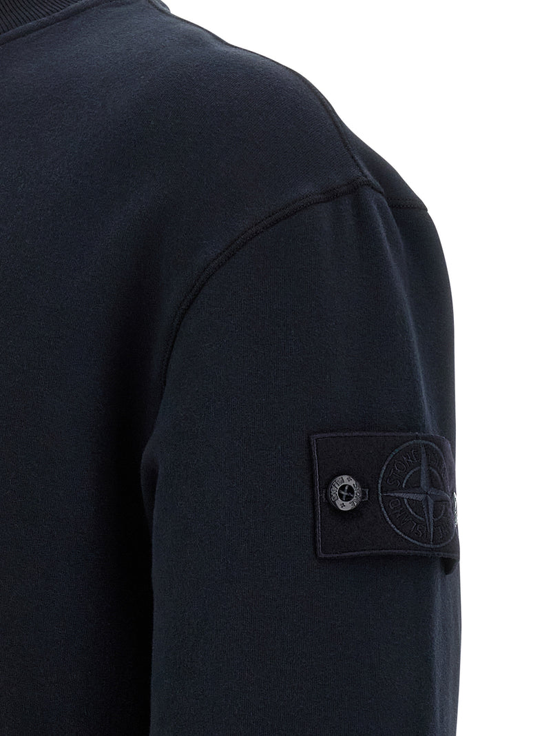 Stone Island Logo Badge Sweatshirt | Urbalenti™ NYC