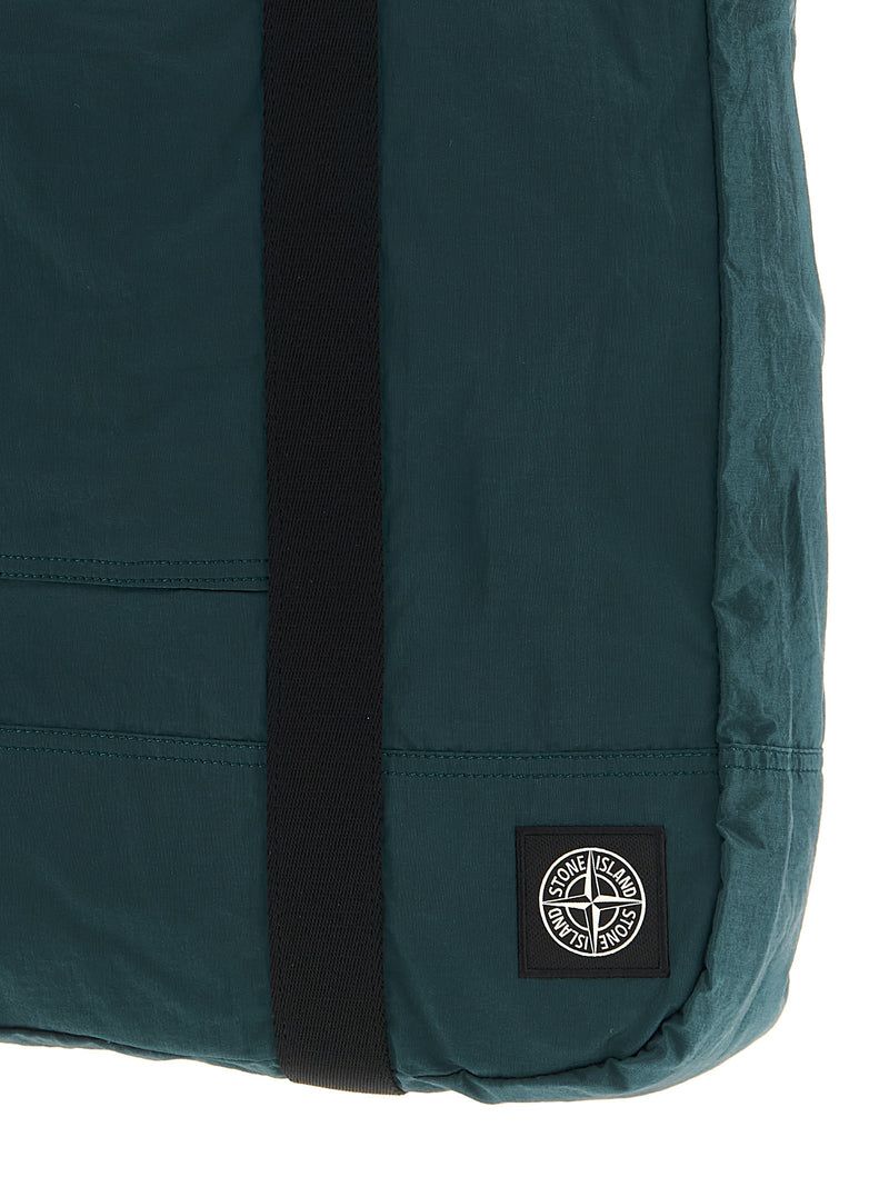 Stone Island Logo Patch Shopping Bag | Urbalenti™ NYC