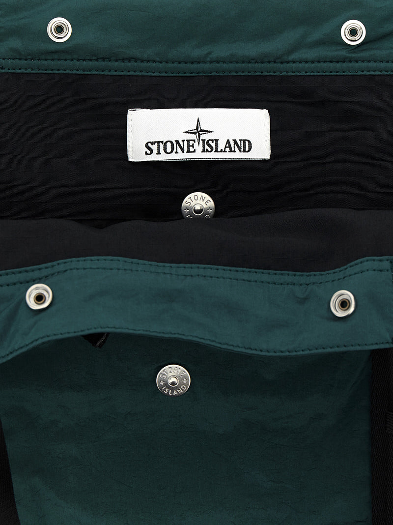 Stone Island Logo Patch Shopping Bag | Urbalenti™ NYC