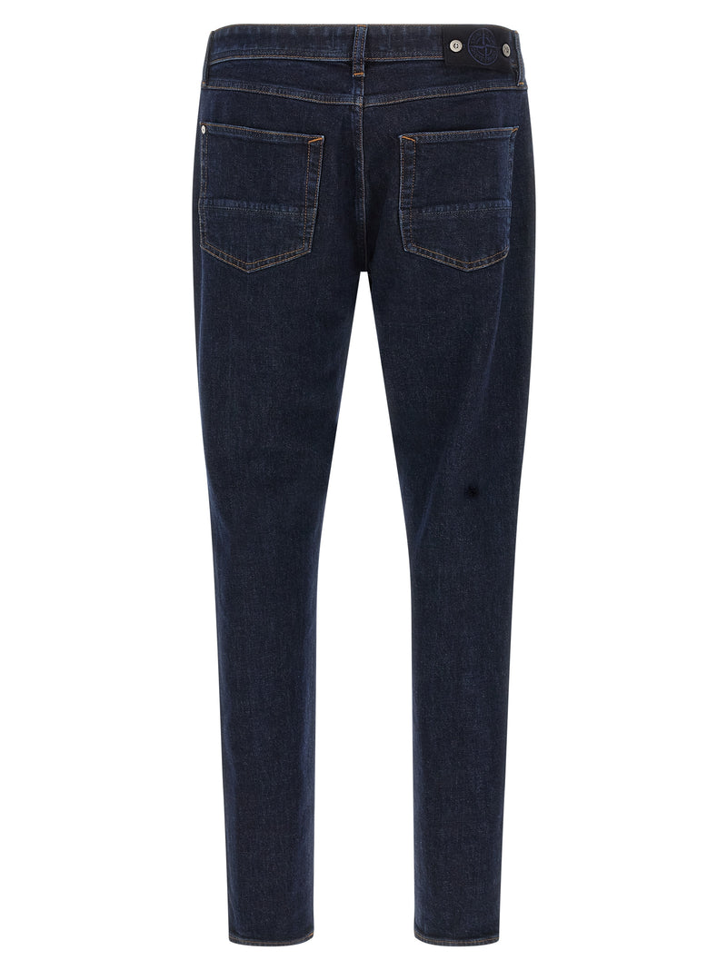 Stone Island Stone Island Indigo Denim-rinsed Jeans