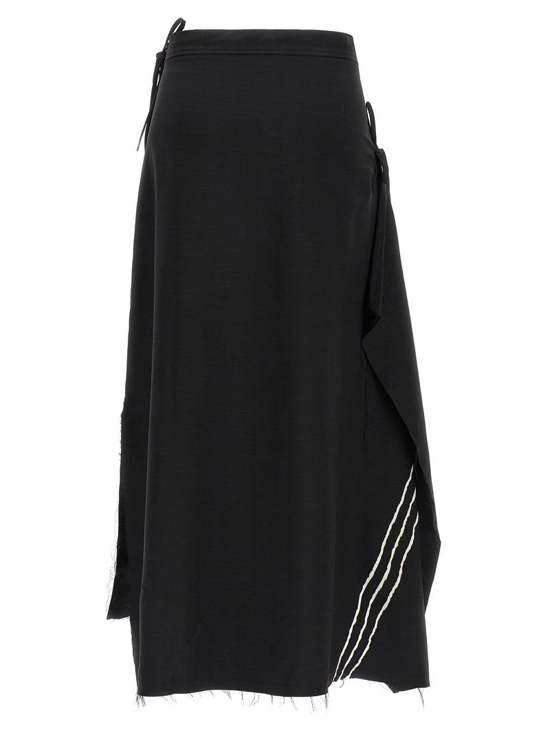 Y-3 Sport Uniform Raw Cut 3-stripes Skirt | Urbalenti™ NYC